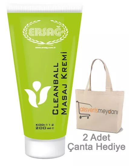 Ersağ Cleanball Masaj Kremi - 200 ML