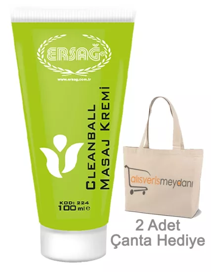 Ersağ Cleanball Masaj Kremi - 100 ML