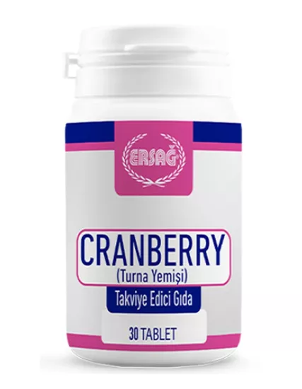 Ersağ Cranberry (Turna Yemişi) - 30 Tablet