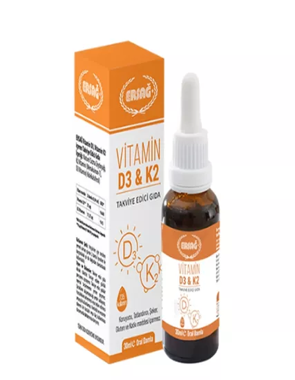 Ersağ Vitamin D3 & K2 - 30 ML
