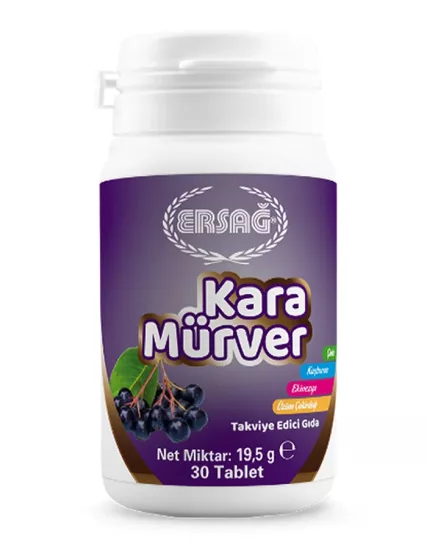 Ersağ Kara Mürver - 30 Tablet