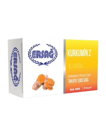 Ersağ Kurkumin Z - 30 Kapsül