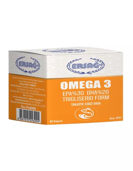 Ersağ Omega 3 - 80 Kapsül