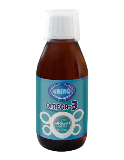 Ersağ Omega 3 (Çilek Aromalı) - 100 ML