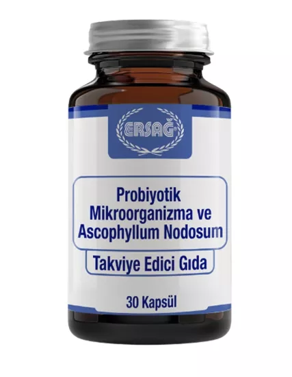 Ersağ Probiyotik Mikroorganizma ve Ascophyllum Nodosum - 30 Kapsül