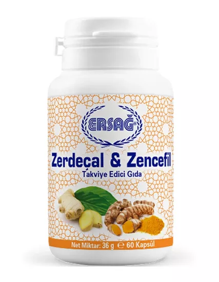 Ersağ Zerdeçal & Zencefil - 60 Kapsül